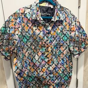 Robert Graham Vibrant Patterned Men's Shirt